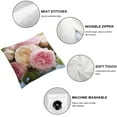 thumbnail image 4 of COMIO  Shabby Chic Throw Pillow Cover, Flowers Decorative Cushion Cases Floral Pillow Home Decor for Spring Sunmmer 2Pcs, 4 of 6