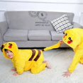 thumbnail image 4 of Nuevo disfraz de Pokémon, pijama de felpa de una pieza, figura de Anime, Pikachu, ropa para padres e hijos, ropa suave de invierno para el hogar, regalo para niños, 4 of 4