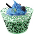 thumbnail image 2 of 50 tazas huecas para tartas, color verde Ormromra LRWJ580-4, 2 of 6
