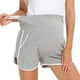 thumbnail image 4 of WILLBEST Pantalones Casuales de Maternidad para Mujer, Cintura Alta, Soporte para el Vientre, Doble Abertura, Moda, Pantalones Cortos de Pierna Ancha, Ropa de Pijama Mediana, 4 of 5