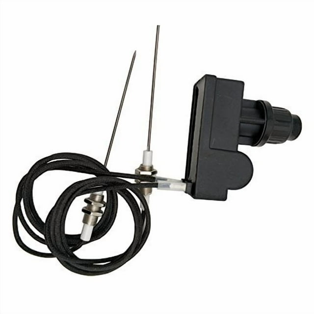 MENSI AA Battery 2 Exits Universal Grill Igniter Kits with Spark Plug Wire 40" Long (Two electrodes)