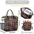 thumbnail image 5 of Colorful PopArt Dinosaurs Pattern Womens Lunch Box for Work,Insulated Large Lunch Bag for Tween and Teen,Loncheras Para Mujer,Leakproof Adult Lunch Bag for Work,Beach,Travel,Picnic,Camping, 5 of 7