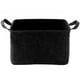 thumbnail image 2 of Matsuzay Bolsa organizadora, cesta portátil de fieltro, bolsa de almacenamiento de tela, organizador de dormitorio, papelera para coche Almacenamiento y organización del hogar negro Matsuzay HA001884-02, 2 of 6