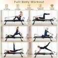 thumbnail image 6 of Goplus Foldable Pilates Reformer Machine for Home Gym,Pilates Equipment with Jump Board, 6 of 10