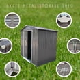 thumbnail image 2 of Outdoor Storage Shed,6 x 4 FT Lockable Metal Garden Shed,Storage House with Double Lockable Doors,Rainproof & Large Storage Space,Outdoor Storing Tools for Backyard Outdoor Patio, 2 of 9