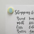thumbnail image 2 of Cute Blue Easter Egg with Daisies Kitchen Refrigerator Locker Button Magnet, 2 of 5