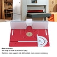 thumbnail image 4 of Aluminum Router Table Insert Plate, Router Flip Plate for Woodworking Benches Miter Gauge Guide, Sliding Fence Brackets Tenon Ruler Versatile Trimming Engraving Table Plate, 4 of 7