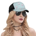 thumbnail image 5 of Lsque Milk Tea Printed Trucker Hat - Baseball Cap for Men Women - Breathable Mesh Side, Adjustable Fit - for Casual Wear, 5 of 7