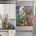 thumbnail image 3 of Yayeee Magnetic Dishwasher Cover for The Front Decoration Home Kitchen Machine Sticker Protector, White Floral Garden, 3 of 6