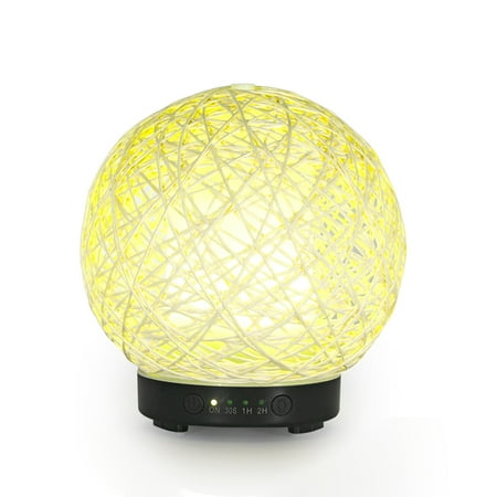 

Aroma Diffuser Ultrasonic Humidification 200ml Creative Rattan Weaving Desktop Aromatherapy Humidifier