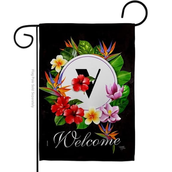Breeze Decor G180283-BO Tropical W Summertime 13 x 18.5 in. Double-Sided Decorative Vertical Garden Flags for House Decoration Banner Yard Gift