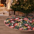 thumbnail image 5 of Sikiie Watercolor Red Wildflowers Christmas Tree Skirt, Christmas Tree Decorations, Christmas Decor, Tree Mat Decoration(30-48IN)-36", 5 of 6