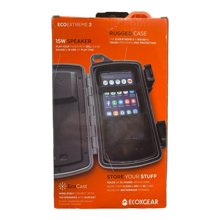 Eco Edge Bluetooth Speaker, Waterproof Floating, Rugged Portable