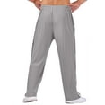 Men's Tearaway Pants Basketball Workout Sweatpants High Split Snap