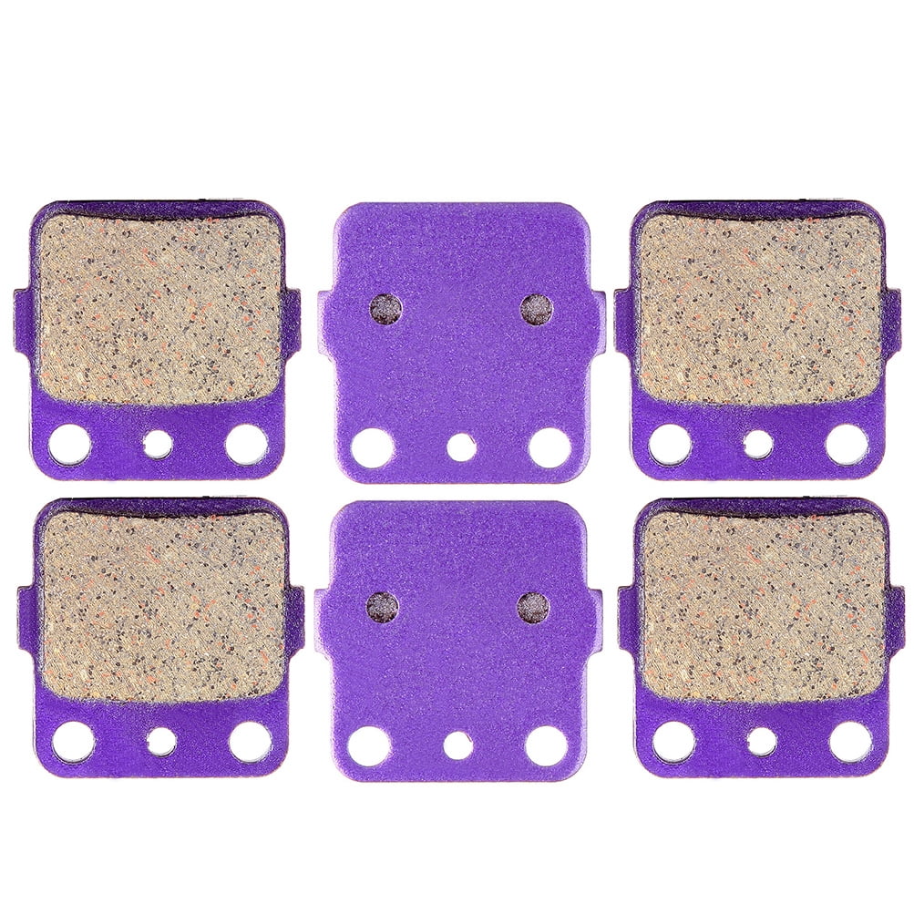 ECCPP FA400 Brake Pads Front and Rear Carbon Fiber Replacement Brake