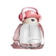 thumbnail image 3 of Bonita botella de agua para niños, taza para beber de 650ml con pajita, botella deportiva, botella de viaje para entrenamiento, senderismo, niños y rosa transparente, 3 of 9