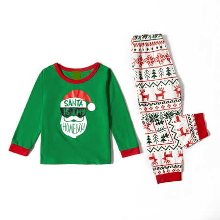 

Christmas Pyjamas Santa Print Xmas PJs Set Family Matching Womens Mens Kids Baby Nightwear Pajamas Festive Sleepwear Gifts