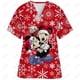 thumbnail image 2 of Camisetas navideñas de Minnie Mouse, ropa de mujer con cuello en V, camisetas de hospital, camisetas de Disney para mujer 2023, camiseta de uniforme de enfermera, camiseta de verano con bolsillo, 2 of 5
