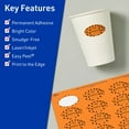 thumbnail image 3 of Avery Printable Oval Labels, Bright Orange, 1-1/8" x 2-1/4", 420ct, 3 of 11