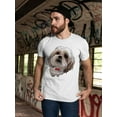 thumbnail image 2 of Cute Dog With A Bow Tie T-Shirt Men -SPIdeals Designs, Male x-Large, 2 of 4
