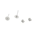 thumbnail image 4 of HILABEE Bulk Pack of 200 Iron Earring Studs and Backings for DIY Jewelry Making , , 2 2 Pcs, 4 of 8