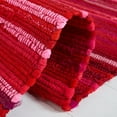 thumbnail image 6 of SAFAVIEH Rag Fergal Striped Cotton Runner Rug, Red/Multi, 2'3" x 12', 6 of 12