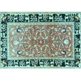 thumbnail image 1 of Ahgly Company Indoor Rectangle Animal Light Blue Traditional Area Rugs, 3' x 5', 1 of 4