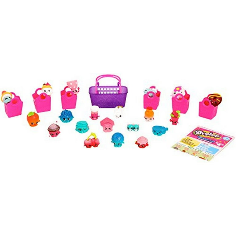 Shopkins Season 4 Mega Pack Bundle of 20 Shopkins, 6 Shopping Bags, 1  Shopping Basket and 1 Collectors Guide - Walmart.com