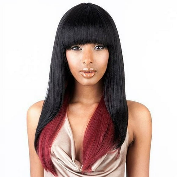 ISIS BROWN SUGAR Human Blended Full Wig - BS103 (2 - Brun Foncé)
