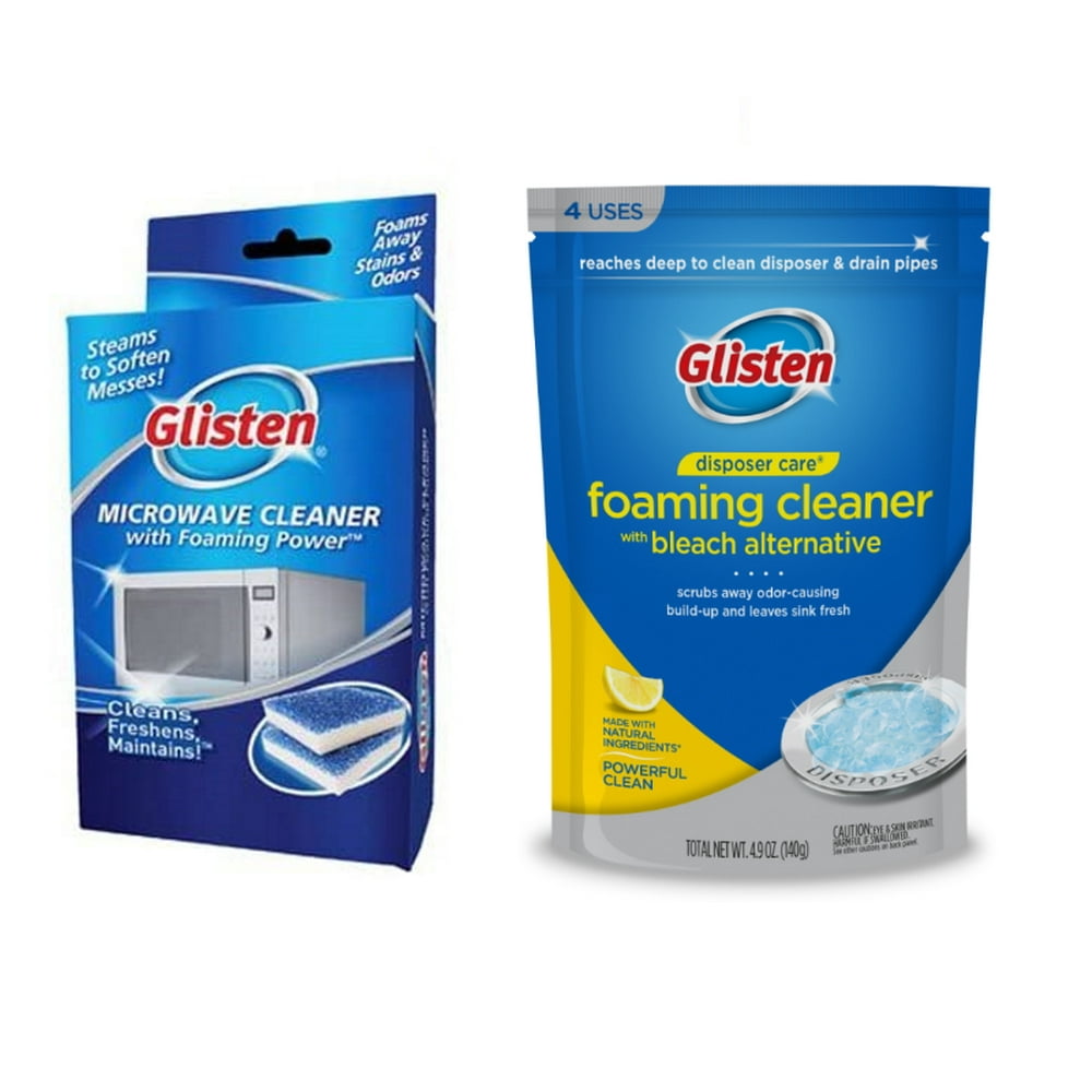 Glisten Microwave Cleaner, 2 Uses, and Disposer Care Garbage Disposal