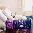 thumbnail image 4 of 100th Birthday Gifts for Women Blankets 60"x50", 100th Birthday Decorations for Women, Gifts for 100 Year Old Women, Happy 1923 Birthday Ideas for Women, Gift Ideas for 100th Birthday, 4 of 6