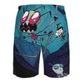 thumbnail image 6 of Invader Zim Men's Beach Shorts Swim Trunks Casual Quick Dry Board Shorts Swimwear with Mesh Lined and Pockets, 6 of 8