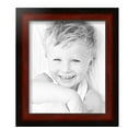 thumbnail image 2 of ArtToFrames 10" x 12" Matte mahogany Diploma Picture Frame, 10x12 inch Brown Wood Poster Frame (WOM-5108), 5 Pack, 2 of 6