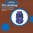 thumbnail image 3 of Greeniant Arnés de invierno para mascotas, chaqueta impermeable a prueba de viento, para correr, ropa Universal ligera, gancho trasero, decoración de Ropa para mascotas Azul L Greeniant PT000587-10, 3 of 6