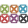 thumbnail image 1 of Cuisine Robuste. Sous-Verres en Silicone Pliables. Extensible. Pliable. Cadeau Carré, 1 of 5