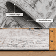 thumbnail image 5 of ReaLife Rugs Machine Washable Vintage Distressed Traditional - Beige Ivory Eco-friendly Recycled Fiber Area Runner Rug (2'6" x 6'), 5 of 13