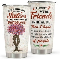 Gifts For Best Friend Women - Stainless Steel Tumbler 20oz - Mothers Day Gift For Bestie, Soul Sister, BFF, Coworker - Birthday Gift Idea For Best Friend Friendship Gifts For Women