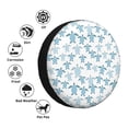 thumbnail image 4 of Goofa Hand Drawn Turtle Pattern Universal Tire Cover for Jeep, SUV, Truck, and Trailer – Waterproof, UV-Resistant,Easy to Install, Fits 14"-17" Tires-17 inch, 4 of 6
