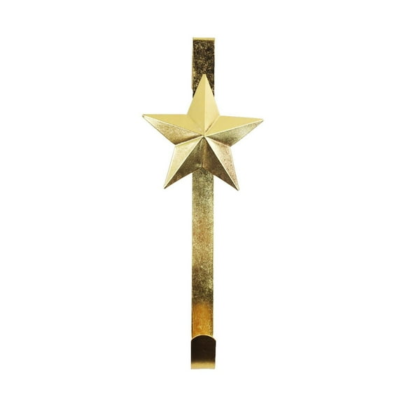 FRAÎCHE Holiday Gold Metal Wreath Holder, 17-in