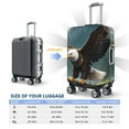 thumbnail image 6 of Lsque Forest River Bald Eagle Printed Luggage Cover, Travel Luggage Protector,Scratch and Dirt Resistant, Fits 18-32 Inch Luggage - Large, 6 of 9