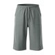 thumbnail image 5 of Pantalones largos para niños, de color liso, con cintura ajustable, con pliegues y bolsillo, informales, deportivos, de poliéster., 5 of 7
