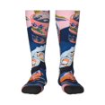 thumbnail image 1 of Fotbe Colorful Sushi Food Art Calcetas Divertidas Estampadas para Hombre y Mujer, Calcetas de Algodón hasta la Rodilla para Caminar, Correr, Enfermería y Embarazo, 1 of 6