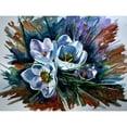 thumbnail image 3 of Kovacs, Anna Brigite 14x12 Black Modern Framed Museum Art Print Titled - White Crocus, 3 of 5