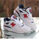 thumbnail image 1 of New Balance 550 White Blue Red Men’s Size 10 Custom BB550ESD, 1 of 6