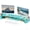 Blue, variant on Metal Desk Organizers And Accessories  Dual Monitor Stand Riser With Drawer 2 Pen Holders & Workspace Desktop For Office Supplies (blue)