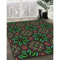thumbnail image 2 of Ahgly Company Indoor Square Patterned Chocolate Brown Novelty Area Rugs, 7' Square, 2 of 6