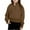 Brown, variant on Jalioing Girls Half Zip Athletic Sweatshirts with Pocket Solid Long Sleeve Collared Pullover Basic Sport Tops