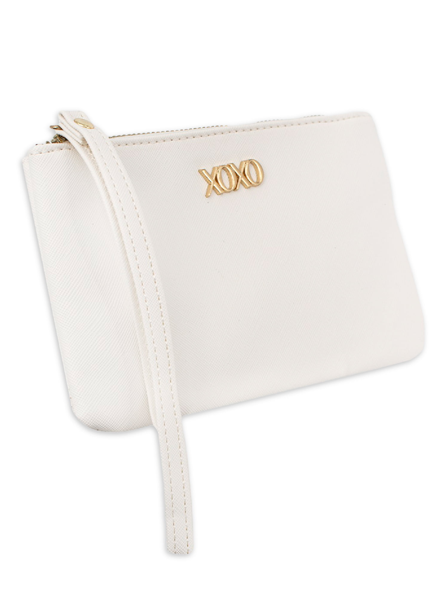 Aestoria Women's White Hardshell Clutch Handbag Lightweight Zip Wristlet  Purse for Everyday Use - Walmart.com
