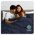 thumbnail image 3 of Comforter Set - Twin/Twin Extra Long Size - Ultra-Soft - Goose Down Alternative - Premium 1800 Series - All Season Warmth (Twin/Twin XL, Midnight), 3 of 6