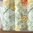 thumbnail image 4 of Lush Decor Sydney Floral Shower Curtain, 72x72, Blue/Yellow, Single, 4 of 11